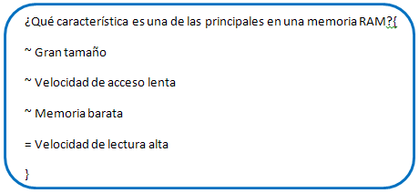 Pregunta formato GIFT lección