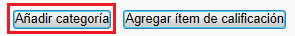 Botón para crear una nueva categoría de calificación