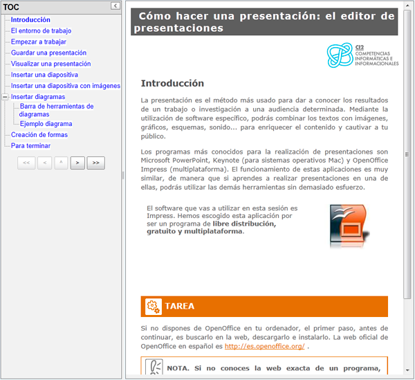 Ejemplo de IMS en Moodle